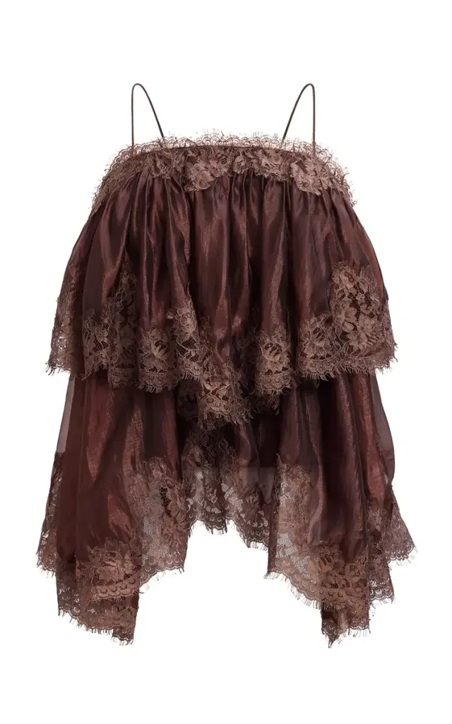 Ophelia Lace-Trimmed Cami Top