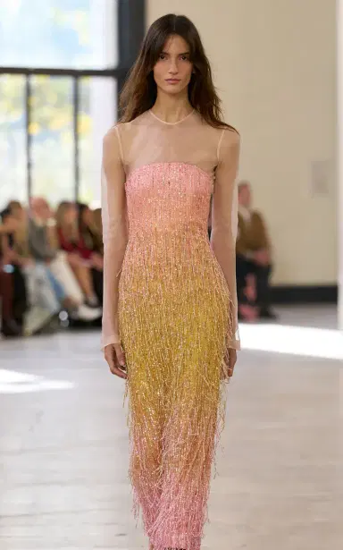 Aje Amulet Sequined Linen-Blend Midi Dress | Thumbnail 2
