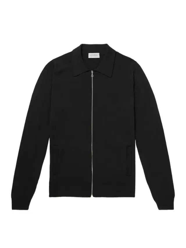 Alston Slim-Fit Merino Wool Zip-Up Cardigan - Men