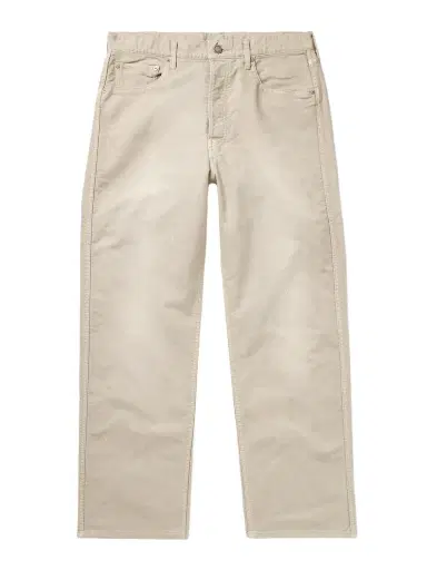 Visvim Fluxus 01 Straight-Leg Cotton-Twill Trousers - Men | Thumbnail 1 Visvim Fluxus 01 Straight-Leg Cotton-Twill Trousers - Men | Thumbnail 1