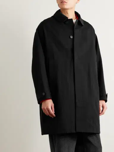 Visvim Balmat Wool and Linen-Blend Twill Coat - Men | Thumbnail 3 Visvim Balmat Wool and Linen-Blend Twill Coat - Men | Thumbnail 3