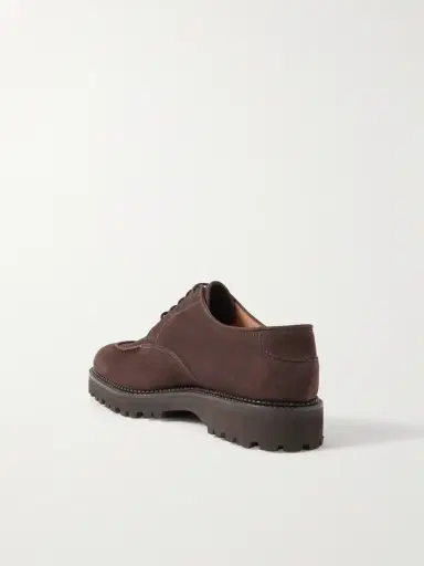John Lobb Land Rugged Nubuck Derby Shoes - Men | Thumbnail 4