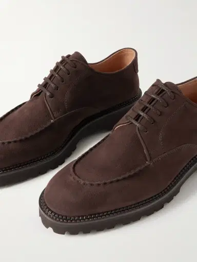 John Lobb Land Rugged Nubuck Derby Shoes - Men | Thumbnail 5