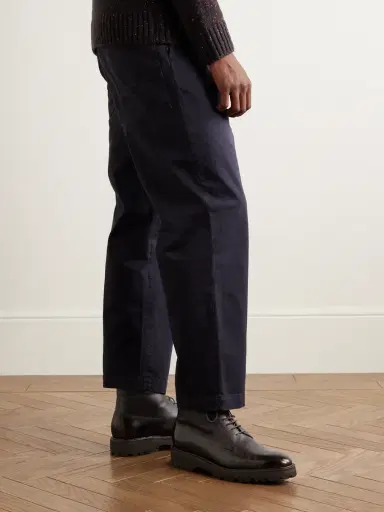 John Lobb Alder Burnished-Leather Boots - Men | Thumbnail 2