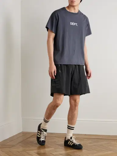 Gallery Dept. Dept Fitness Straight-Leg Printed Cotton-Jersey Shorts - Men | Thumbnail 2 Gallery Dept. Dept Fitness Straight-Leg Printed Cotton-Jersey Shorts - Men | Thumbnail 2