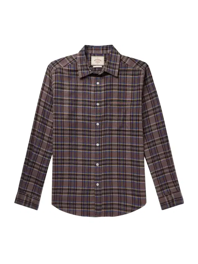 Portuguese Flannel Teca Checked Organic Cotton-Flannel Shirt - Men