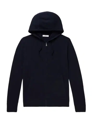 MR P. Mitchell Slim-Fit Merino Wool and Cashmere-Blend Zip-Up Hoodie - Men | Thumbnail 1