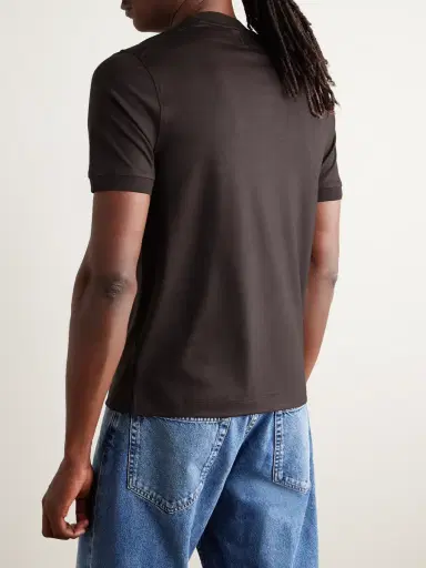 Canali Wool-Jersey T-Shirt - Men | Thumbnail 4 Canali Wool-Jersey T-Shirt - Men | Thumbnail 4