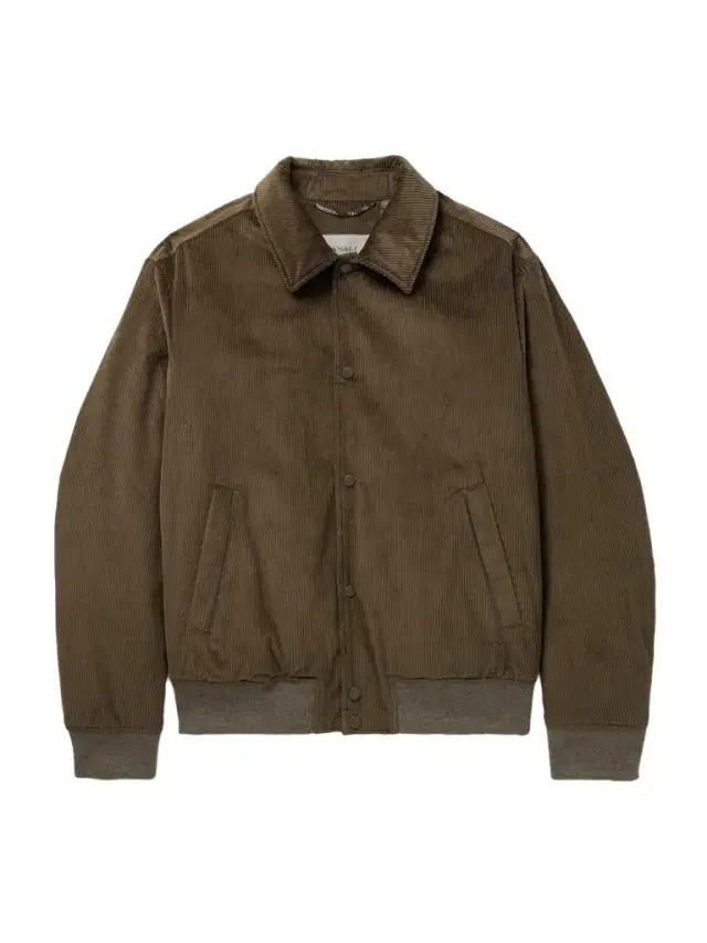 Canali Leather-Trimmed Cotton-Corduroy Blouson Jacket - Men