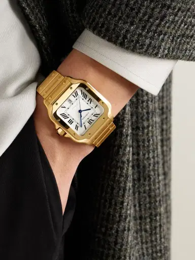 Cartier Santos De Large Automatic 18-Karat Gold Watch, Ref. WGSA0029 - Men | Thumbnail 2 Cartier Santos De Large Automatic 18-Karat Gold Watch, Ref. WGSA0029 - Men | Thumbnail 2