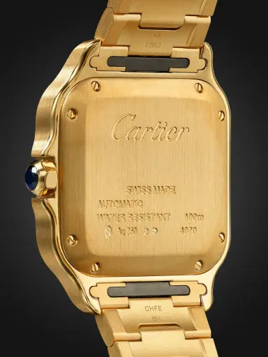 Cartier Santos De Large Automatic 18-Karat Gold Watch, Ref. WGSA0029 - Men | Thumbnail 4 Cartier Santos De Large Automatic 18-Karat Gold Watch, Ref. WGSA0029 - Men | Thumbnail 4