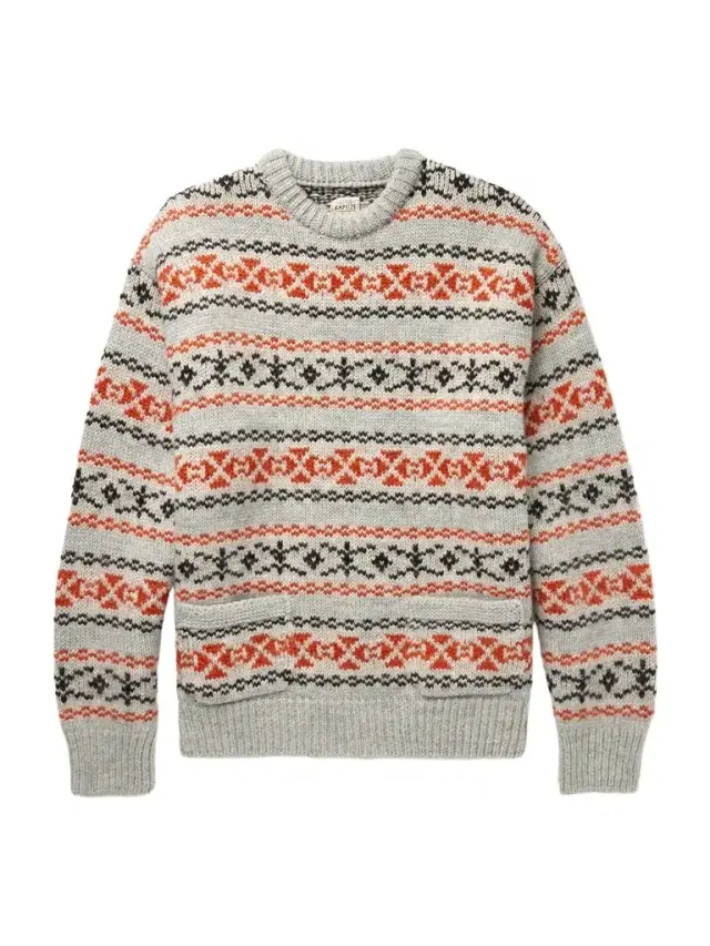 KAPITAL Fair Isle Wool Sweater - Men