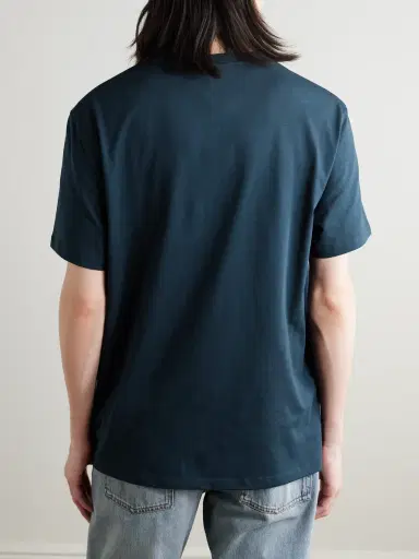 Loewe Logo-Embroidered Cotton-Jersey T-Shirt - Men | Thumbnail 4 Loewe Logo-Embroidered Cotton-Jersey T-Shirt - Men | Thumbnail 4