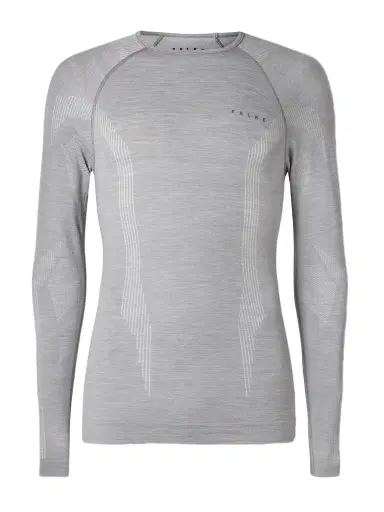 FALKE Printed Virgin Wool-Blend Ski Base Layer - Men | Thumbnail 1 FALKE Printed Virgin Wool-Blend Ski Base Layer - Men | Thumbnail 1