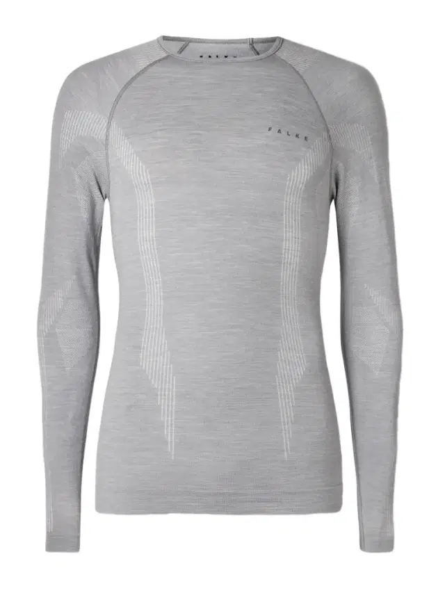 FALKE Printed Virgin Wool-Blend Ski Base Layer - Men