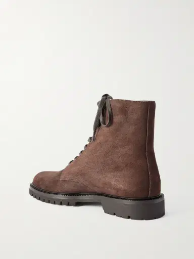 Brunello Cucinelli Polacco Suede Boots - Men | Thumbnail 4 Brunello Cucinelli Polacco Suede Boots - Men | Thumbnail 4