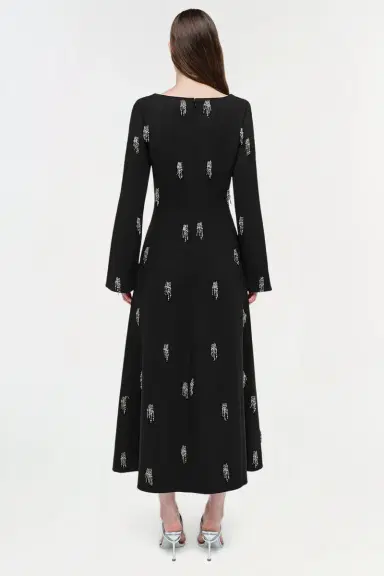 Simkhai Coretta Embellished Midi Dress | Thumbnail 4