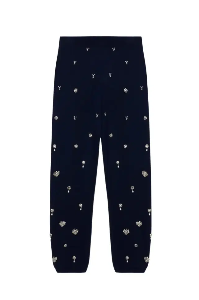 Simkhai Kandace Embellished Cashmere Jogger