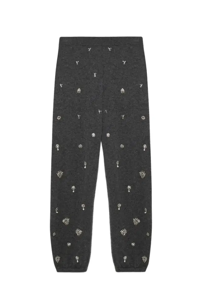 Kandace Embellished Cashmere Jogger