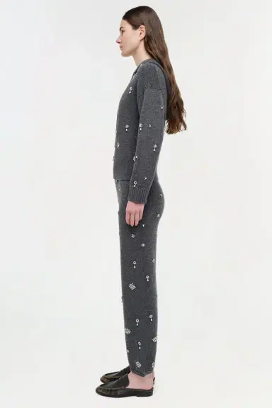 Simkhai Karmen Embellished Cashmere Hoodie | Thumbnail 3 Simkhai Karmen Embellished Cashmere Hoodie | Thumbnail 3