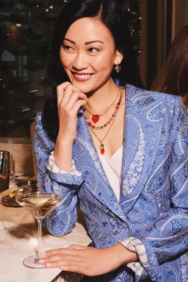 IRENE NEUWIRTH JEWELRY Faceted Bar Chain Necklace | Thumbnail 2