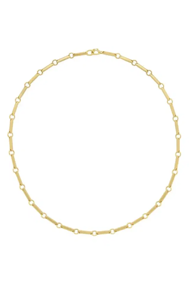 IRENE NEUWIRTH JEWELRY Faceted Bar Chain Necklace