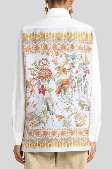 Etro Loose Fit Printed Shirt | Thumbnail 4 Etro Loose Fit Printed Shirt | Thumbnail 4