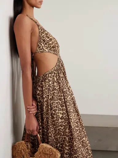 Zimmermann Wanderlust Cutout Leopard-print Cotton-voile Maxi Dress | Thumbnail 5 Zimmermann Wanderlust Cutout Leopard-print Cotton-voile Maxi Dress | Thumbnail 5
