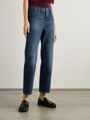 Frame The Hang Cropped Mid-rise Straight-leg Jeans | Thumbnail 3