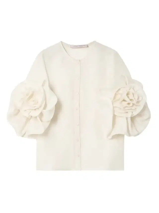 Gathered Silk Blouse