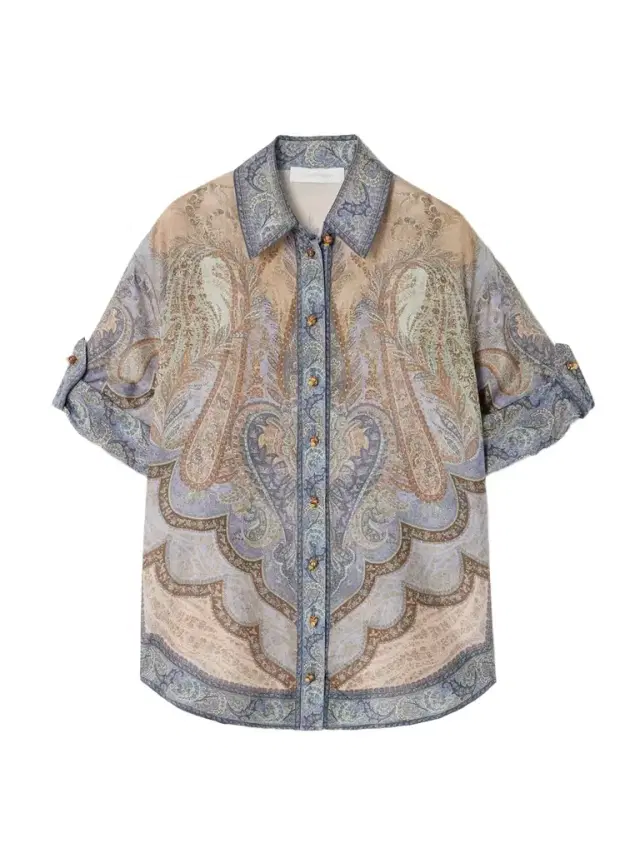 Wanderlust Paisley-print Silk Shirt