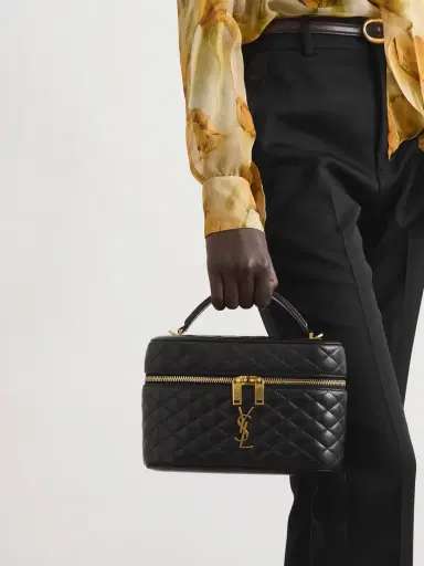 Saint Laurent Gaby Vanity Large Quilted Leather Shoulder Bag | Thumbnail 2