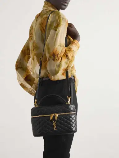 Saint Laurent Gaby Vanity Large Quilted Leather Shoulder Bag | Thumbnail 6