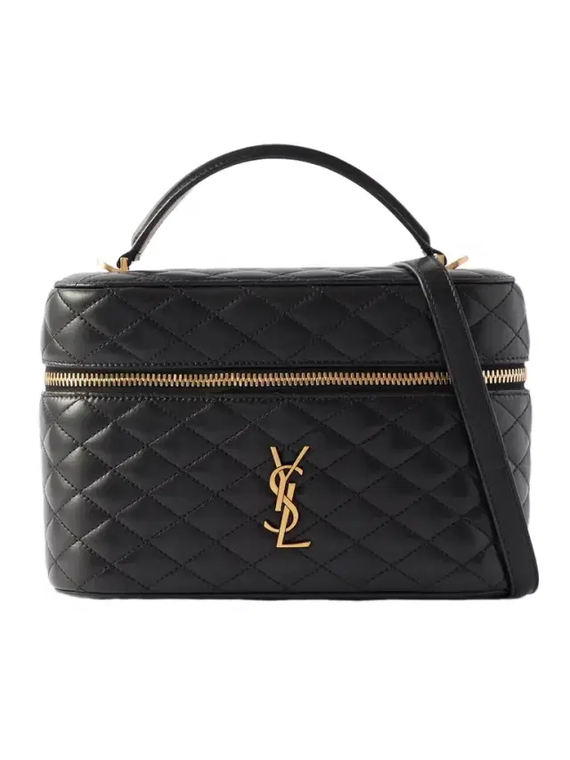 Gaby Vanity Large Quilted Leather Shoulder Bag