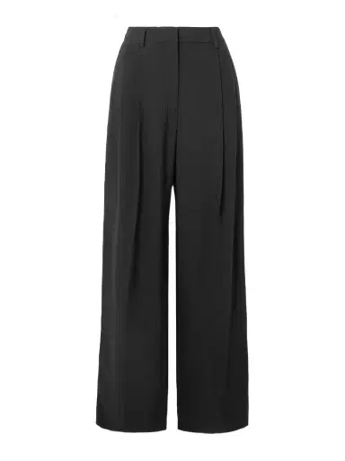 TOTEME Pleated Woven Wide-leg Pants | Thumbnail 1