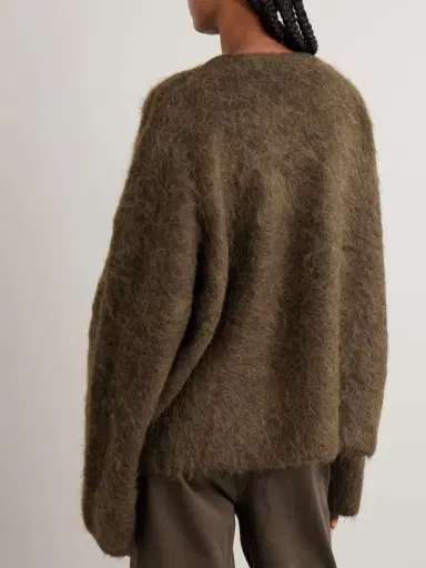 TOTEME Brushed Alpaca-blend Sweater | Thumbnail 3