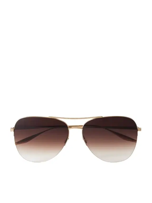 Chevalier Aviator-style Gold-tone Sunglasses