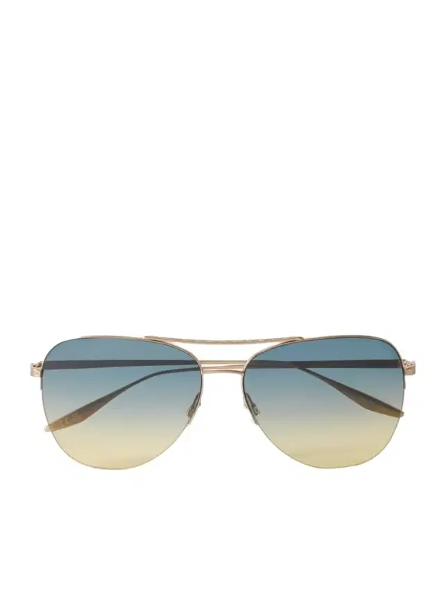 Chevalier Aviator-style Gold-tone Sunglasses