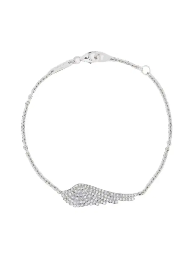 Wings Classic 18-karat White Gold Diamond Bracelet