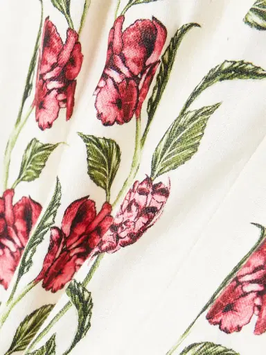 Agua by Agua Bendita Granadilla Tiered Floral-print Linen Mini Dress | Thumbnail 4 Agua by Agua Bendita Granadilla Tiered Floral-print Linen Mini Dress | Thumbnail 4