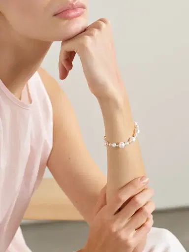 Sophie Bille Brahe Amis Peggy 14-karat Gold Pearl Bracelet | Thumbnail 2 Sophie Bille Brahe Amis Peggy 14-karat Gold Pearl Bracelet | Thumbnail 2