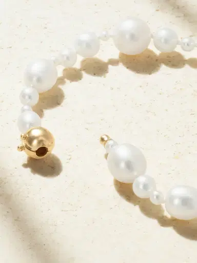 Sophie Bille Brahe Amis Peggy 14-karat Gold Pearl Bracelet | Thumbnail 3 Sophie Bille Brahe Amis Peggy 14-karat Gold Pearl Bracelet | Thumbnail 3
