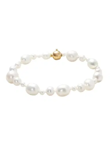 Sophie Bille Brahe Amis Peggy 14-karat Gold Pearl Bracelet | Thumbnail 1 Sophie Bille Brahe Amis Peggy 14-karat Gold Pearl Bracelet | Thumbnail 1