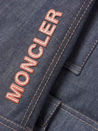 Moncler Grenoble Yunque Shearling-trimmed Denim Down Jacket | Thumbnail 5