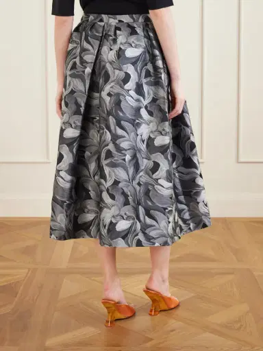 Dries Van Noten Pleated Brocade Midi Skirt | Thumbnail 3 Dries Van Noten Pleated Brocade Midi Skirt | Thumbnail 3