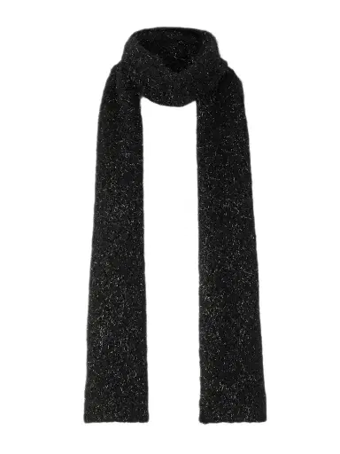 Dries Van Noten Metallic Wool-blend Scarf | Thumbnail 1 Dries Van Noten Metallic Wool-blend Scarf | Thumbnail 1