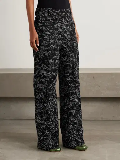 Dries Van Noten Woven Wide-leg Pants | Thumbnail 3 Dries Van Noten Woven Wide-leg Pants | Thumbnail 3