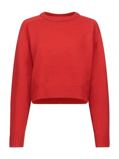 Loulou de Saison Bruzzi LDS Boxy Cashmere Sweater | Thumbnail 1