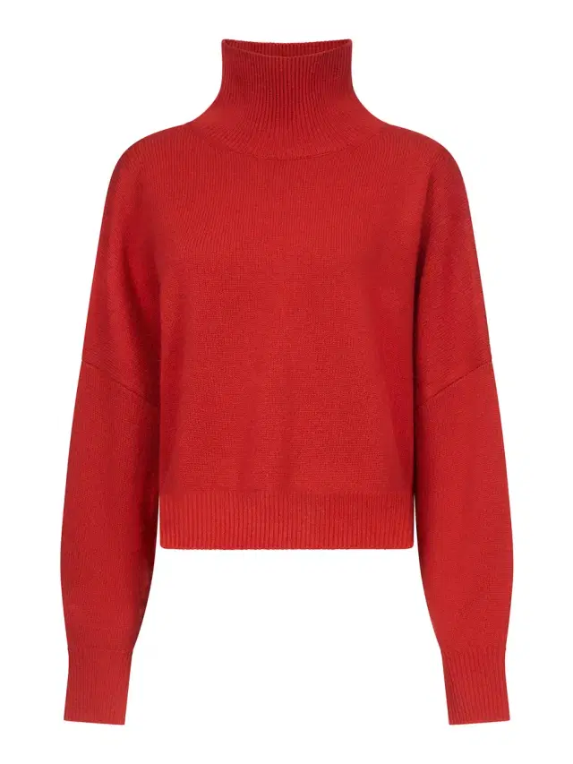 Loulou de Saison Luke Stand Collar Wool Sweater