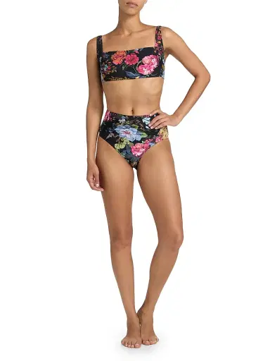 Johnny Was Women's Baccara Ruched Bikini Top | Thumbnail 2